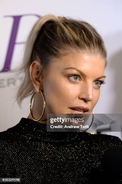 Fergie attends "Fergie Double Dutchess: Seeing Double the Visual Experience" one-night premiere at iPic Fulton Market on September 20, 2017 in New...