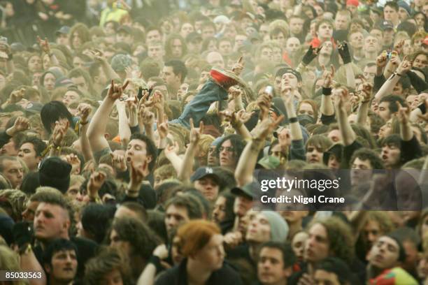 Circa 1970 Photo of HEAVY METAL and ROCK FANS and DONNINGTON and FANS; Download Festival