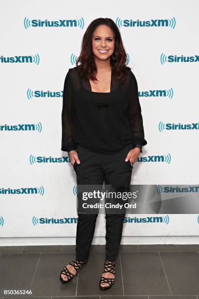 Journalist Soledad O'Brien visits the SiriusXM Studios on September 20, 2017 in New York City.