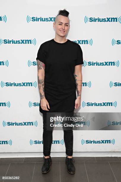 Singer Torii Wolf visits the SiriusXM Studios on September 20, 2017 in New York City.