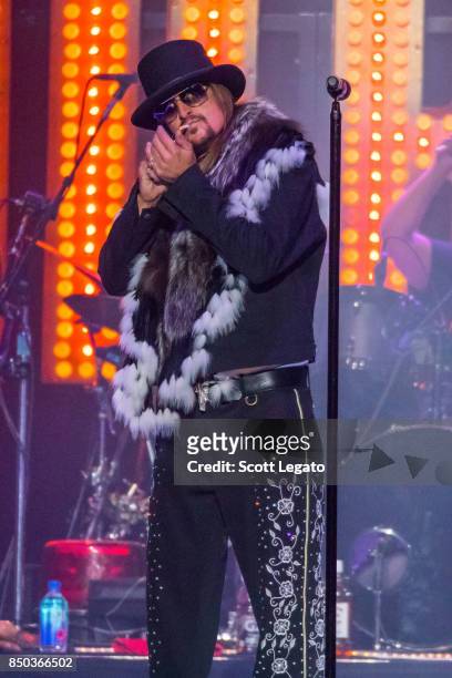 Kid Rock performs at Little Caesars Arena on September 20, 2017 in Detroit, Michigan.