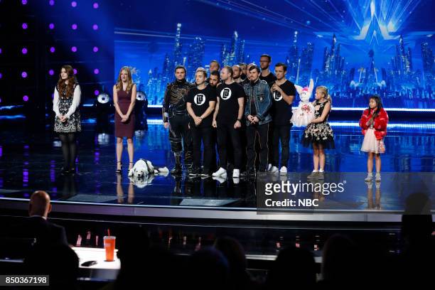 Live Finale Results" Episode 1224 -- Pictured: Mandy Harvey, Sara and Hero, Light Balance, Darci Lynne, Angelica Hale --