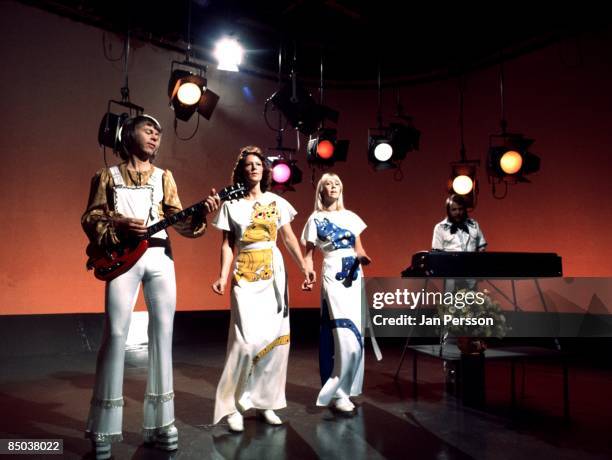 Photo of ABBA 1; ABBA TV-special Copenhagen 1977