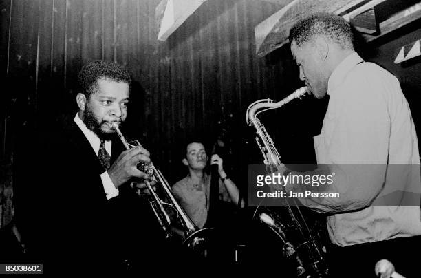 Photo of Donald Byrd 15; Donald Byrd,Niels Henning +rsted Pedersen & Dexter Gordon Jazzhouse Montmartre 1965
