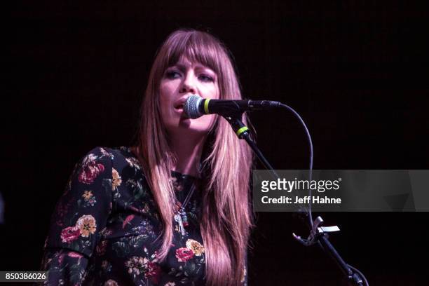 Singer Belle Plaine performs at Neighborhood Theatre on September 20, 2017 in Charlotte, North Carolina.