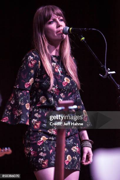 Singer Belle Plaine performs at Neighborhood Theatre on September 20, 2017 in Charlotte, North Carolina.