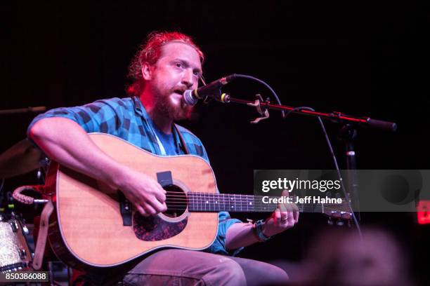 Singer/guitarist Tyler Childers performs at Neighborhood Theatre on September 20, 2017 in Charlotte, North Carolina.