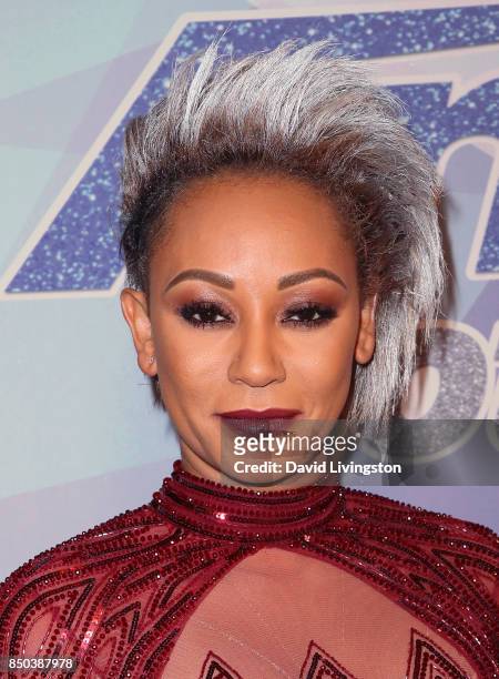 Singer/TV personality Mel B attends NBC's "America's Got Talent" season 12 finale at Dolby Theatre on September 20, 2017 in Hollywood, California.