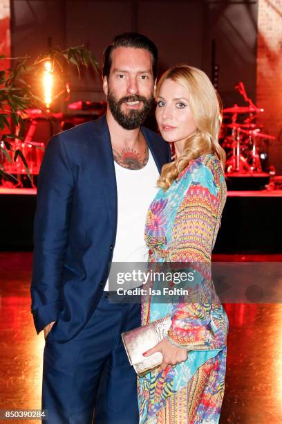 Alec Voelkel, singer of the band BossHoss and his wife Johanna Michels attend the Dreamball 2017 at Westhafen Event & Convention Center on September...