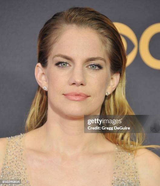 Anna Chlumsky arrives at the 69th Annual Primetime Emmy Awards at Microsoft Theater on September 17, 2017 in Los Angeles, California.