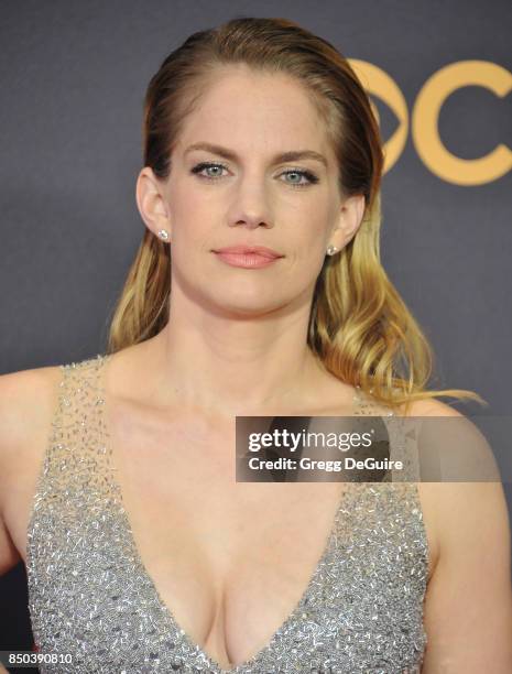 Anna Chlumsky arrives at the 69th Annual Primetime Emmy Awards at Microsoft Theater on September 17, 2017 in Los Angeles, California.