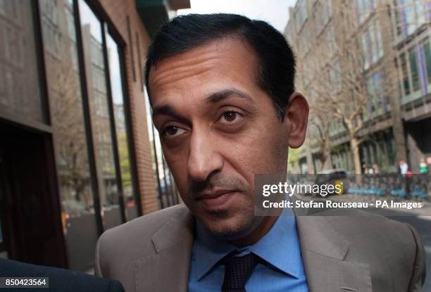 Godolphin Trainer Mahmood Al Zarooni arrives at the British Horseracing Authority Headquarters, London.