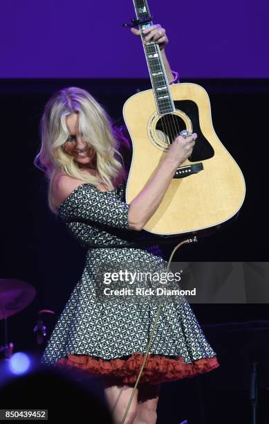 Singer/Songwriter Deana Carter performs during NSAI 50 Years of Songs at Ryman Auditorium on September 20, 2017 in Nashville, Tennessee.