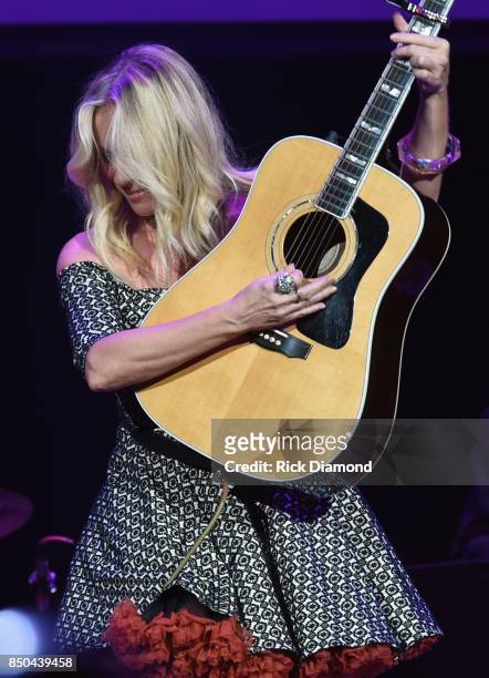 Singer/Songwriter Deana Carter performs during NSAI 50 Years of Songs at Ryman Auditorium on September 20, 2017 in Nashville, Tennessee.