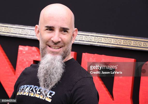 Musician Scott Ian of Anthrax attends the premiere of "The LEGO Ninjago Movie" at Regency Village Theatre on September 16, 2017 in Westwood,...