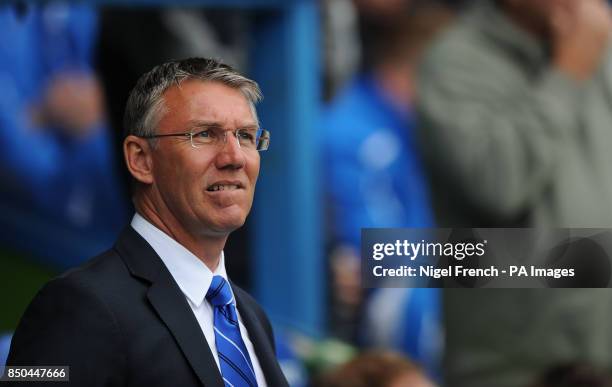 Readings' Manager Nigel Adkins before during the Barclays Premier League match at the Madejski Stadium, Reading.