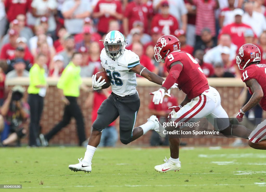 COLLEGE FOOTBALL: SEP 16 Tulane at Oklahoma