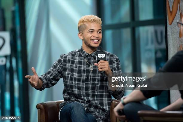 Jordan Fisher visits Build Series to discuss the 25th season of "Dancing With The Stars" at Build Studio on September 20, 2017 in New York City.