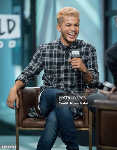 Jordan Fisher visits Build Series to discuss the 25th season of "Dancing With The Stars" at Build Studio on September 20, 2017 in New York City.
