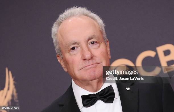 Producer Lorne Michaels poses in the press room at the 69th annual Primetime Emmy Awards at Microsoft Theater on September 17, 2017 in Los Angeles,...