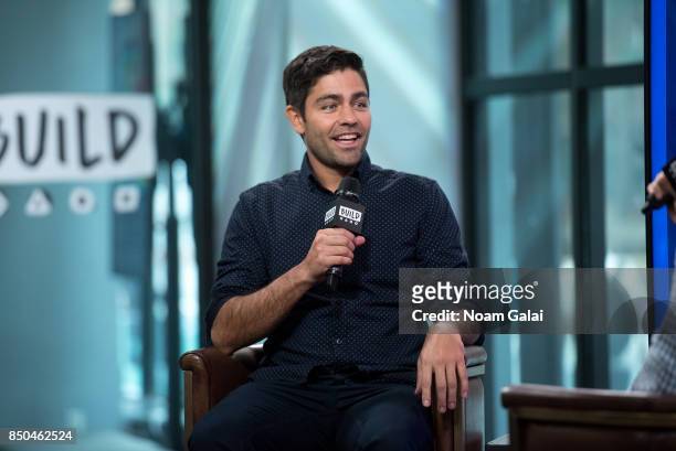 Adrian Grenier visits Build Series to discuss his nonprofit organization "Lonely Whale Foundation" at Build Studio on September 20, 2017 in New York...
