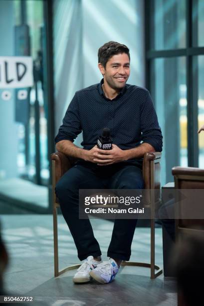 Adrian Grenier visits Build Series to discuss his nonprofit organization "Lonely Whale Foundation" at Build Studio on September 20, 2017 in New York...