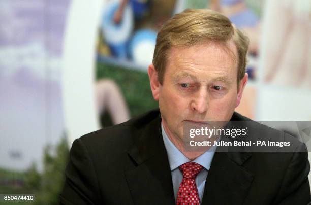 Taoiseach Enda Kenny at a press conference in the Westbury Hotel, Dublin. Kenny has insisted discussions on draft abortion legislation have not hit a...