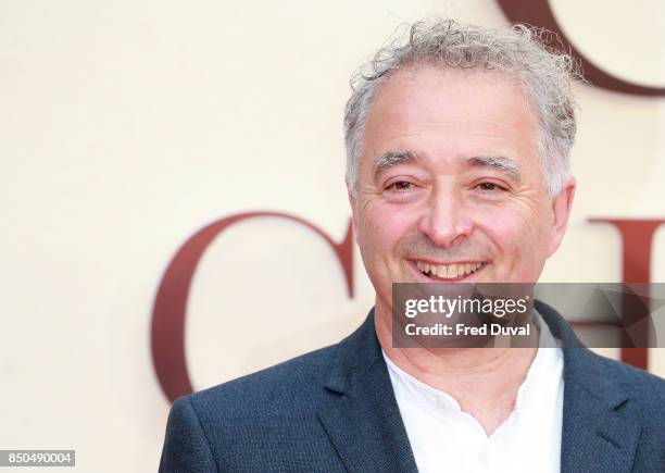 Frank Cottrell Boyce attends the 'Goodbye Christopher Robin' World Premiere held at Odeon Leicester Square on September 20, 2017 in London, England.