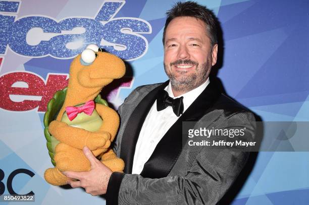 Ventriloquist Terry Fator attends NBC's 'America's Got Talent' Season 12 Finale at the Dolby Theatre on September 20, 2017 in Hollywood, California.