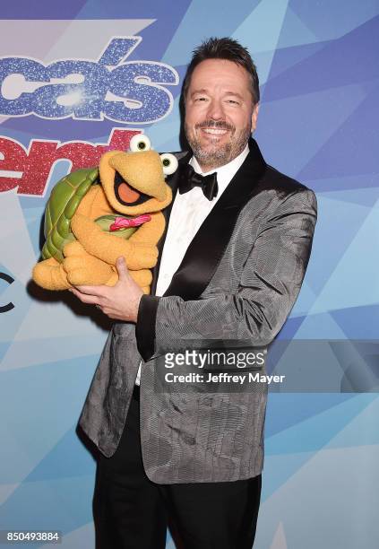 Ventriloquist Terry Fator attends NBC's 'America's Got Talent' Season 12 Finale at the Dolby Theatre on September 20, 2017 in Hollywood, California.