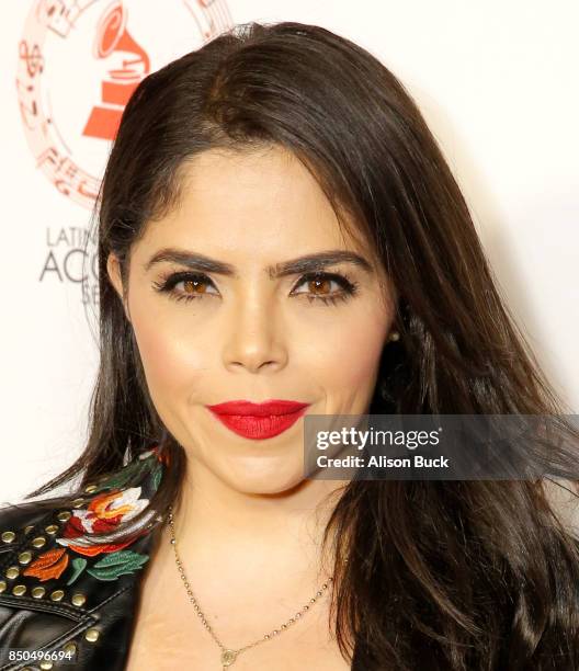 Yarel Ramos attends the Latin GRAMMY Acoustic Session Los Angeles Camila and Melendi at The Novo by Microsoft on September 20, 2017 in Los Angeles,...