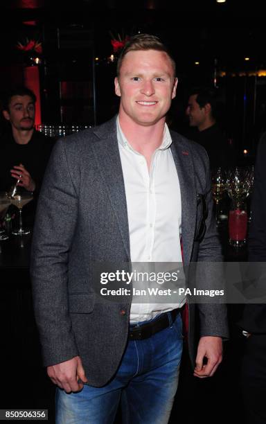 Chris Ashton arrives at the after premiere party for Star Trek Into Darkness at Aqua, London.