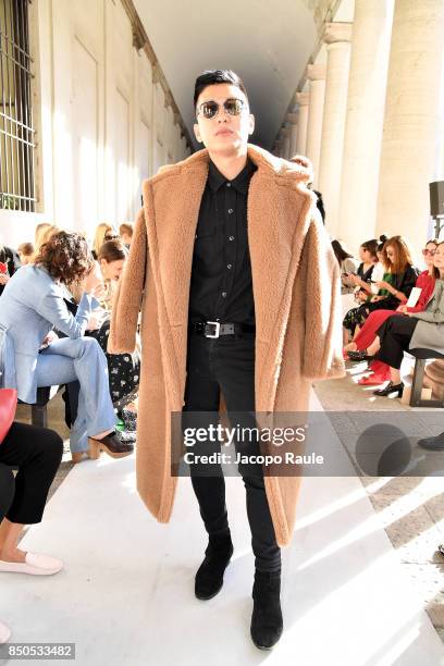 Bryanboy attends the Max Mara show during Milan Fashion Week Spring/Summer 2018 on September 21, 2017 in Milan, Italy.
