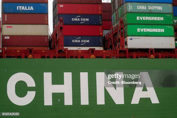 Cscl Container China Shipping Container Lines Co Photos and Premium High Res Pictures ...