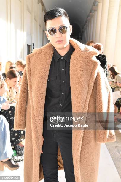 Bryan Boy attends the Max Mara show during Milan Fashion Week Spring/Summer 2018 on September 21, 2017 in Milan, Italy.