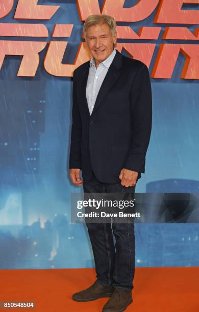 Harrison Ford attends the "Blade Runner 2049" photocall at The Corinthia Hotel on September 21, 2017 in London, England.