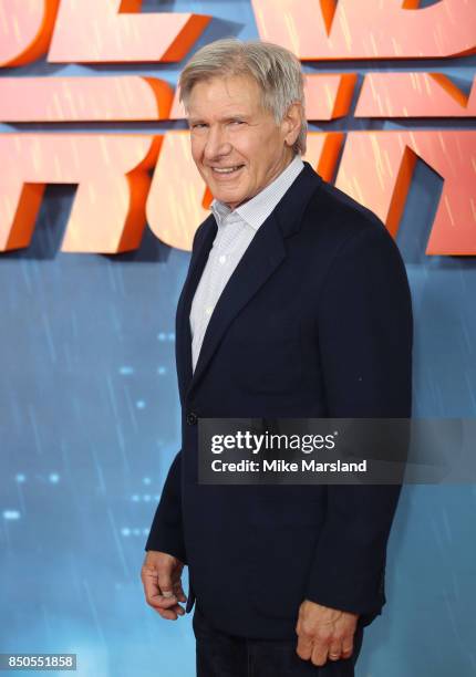 Harrison Ford attends the 'Blade Runner 2049' photocall at The Corinthia Hotel on September 21, 2017 in London, England.