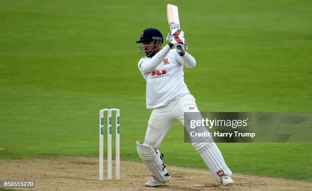 Ravi Bopara of Essex bats during Day Three of the Specsavers County Championship Division One match between Hampshire and Essex at the Ageas Bowl on...
