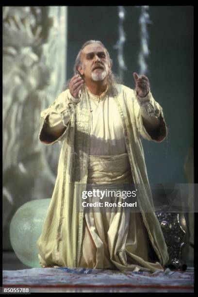 Photo of Kurt MOLL and PARSIFAL, Kurt Moll as Gurnemanz