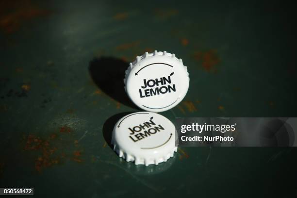 John Lemon line of lemonades produced by a Polish beverage company. Krakow, Poland, on September 18, 2017. The company has agreed to change its name...