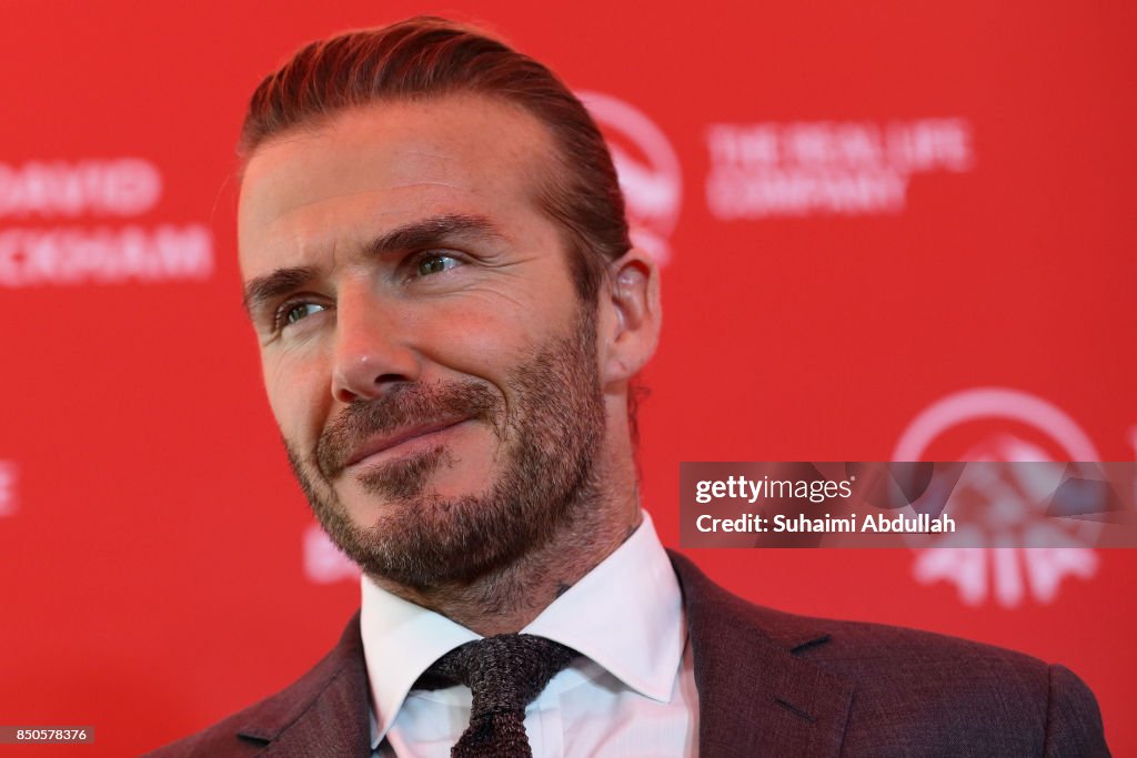 David Beckham Arrives In Singapore