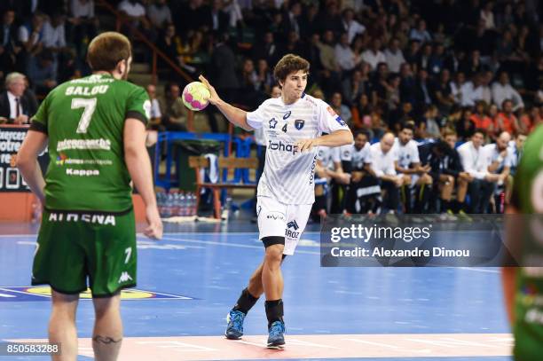 Diego Simonet of Montpellier during Lidl StarLigue match between Nimes and Montpellier on September 20, 2017 in Nimes, France.