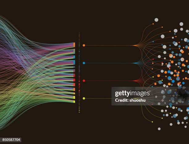 daten-visualisierung-hintergrund - effektivität stock-grafiken, -clipart, -cartoons und -symbole