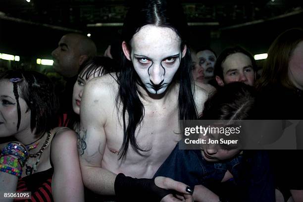 Circa 1970 Photo of CROWDS; Marilyn Manson fans