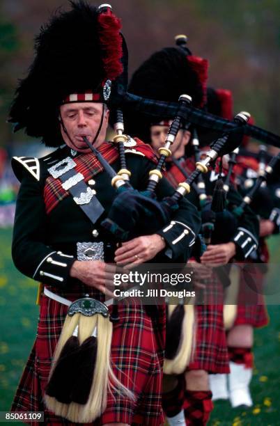 Circa 1970 Photo of BAGPIPES