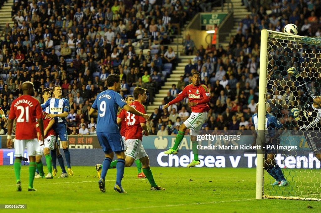 Soccer - Barclays Premier League - Wigan Athletic v Swansea City - DW Stadium