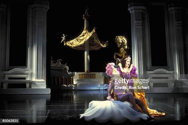 Photo of Jeffrey GALL and Kathleen KUHLMANN and ORLANDO FURIOSO, Kathleen Kuhlmann as Alcina, Jeffrey Gall as Ruggiero