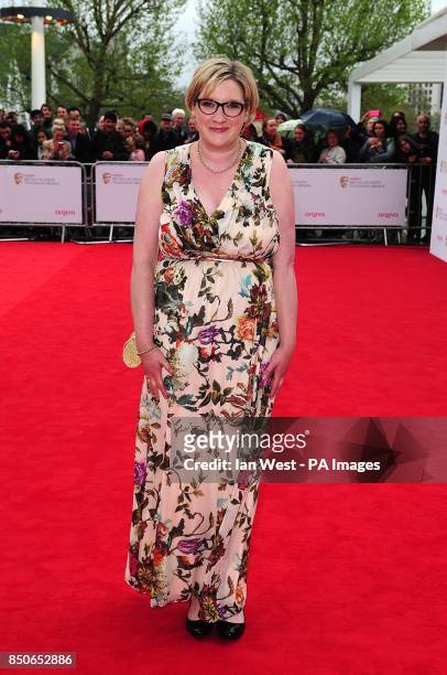 Sarah Millican arriving for the 2013 Arqiva British Academy Television Awards at the Royal Festival Hall, London.