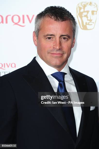 Matt Le Blanc in the press room at the Arqiva British Academy Television Awards 2013 at the Royal Festival Hall, London.