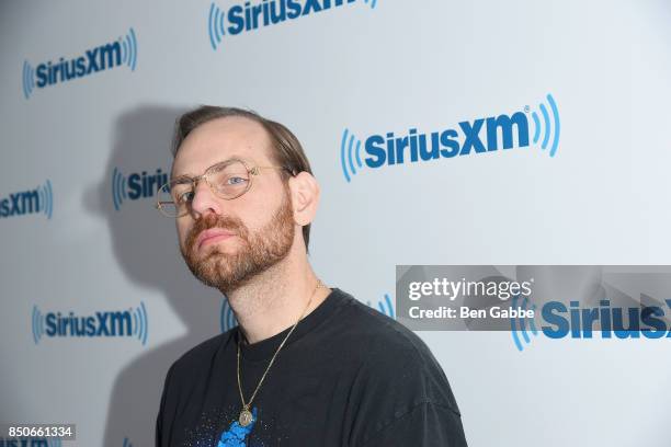 SiriusXM host Jude Angelini visits SiriusXM Studios on September 21, 2017 in New York City.